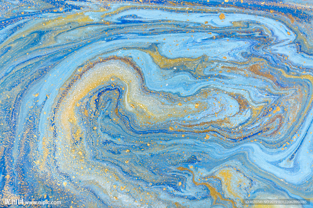 抽象星河大理石背景