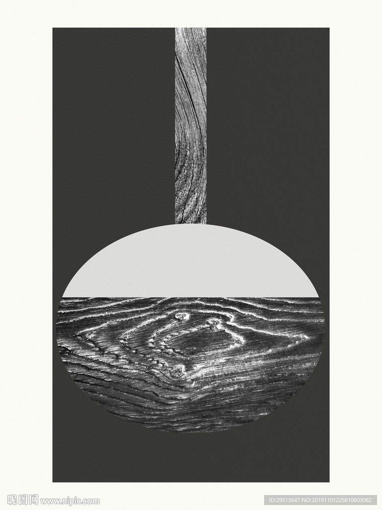 黑色意境装饰画