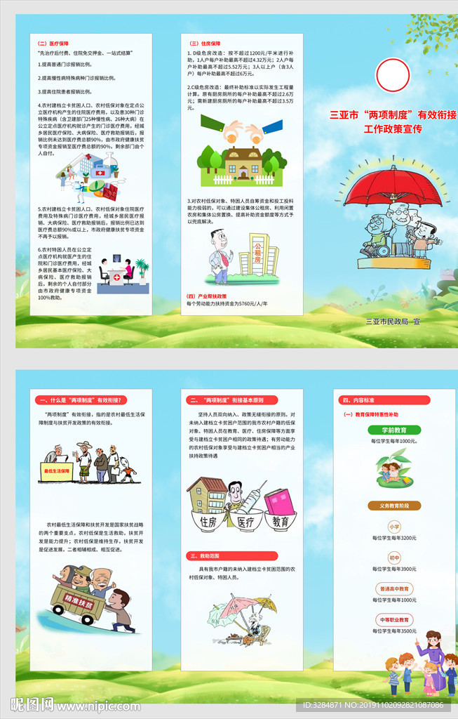 低保宣传折页