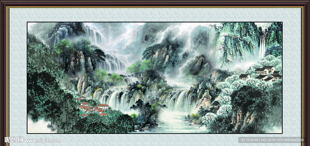 巨幅山水画