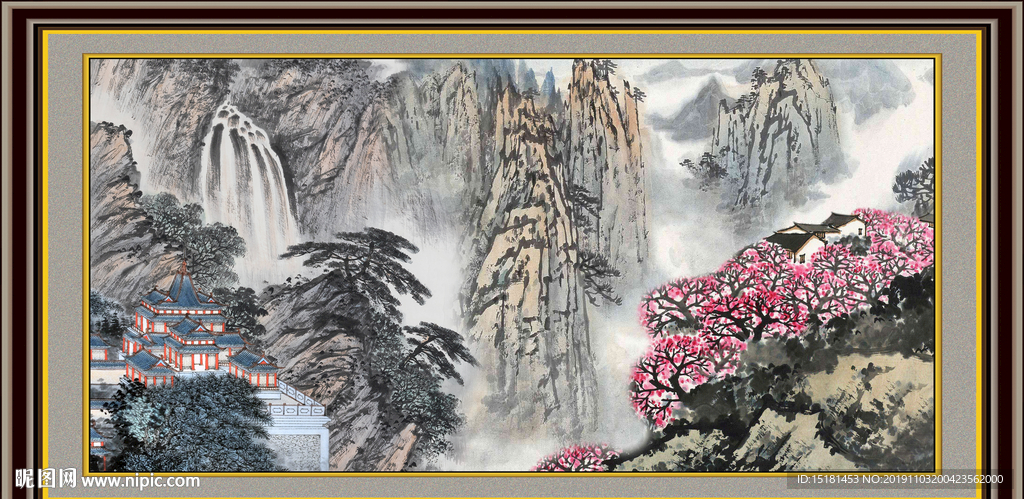 中堂画国画