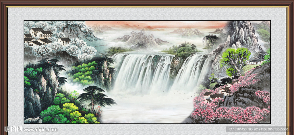山水风景图