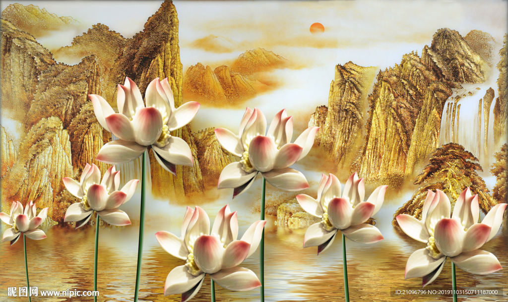 3D电视背景墙