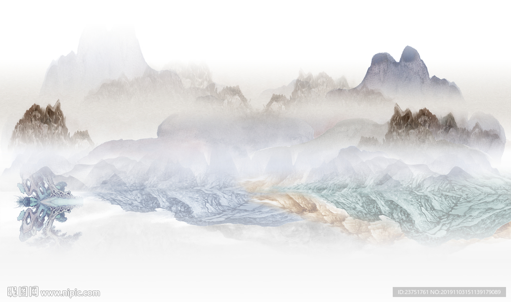 水墨抽象画