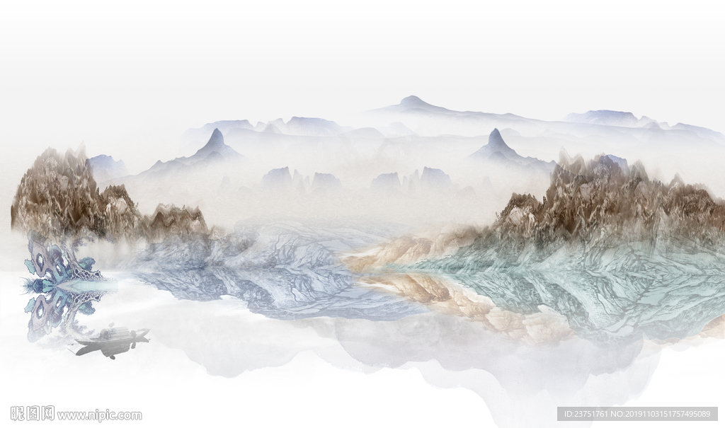 水墨抽象画