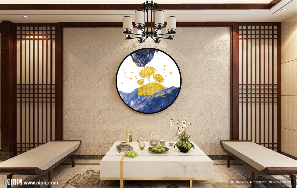 园形装饰画