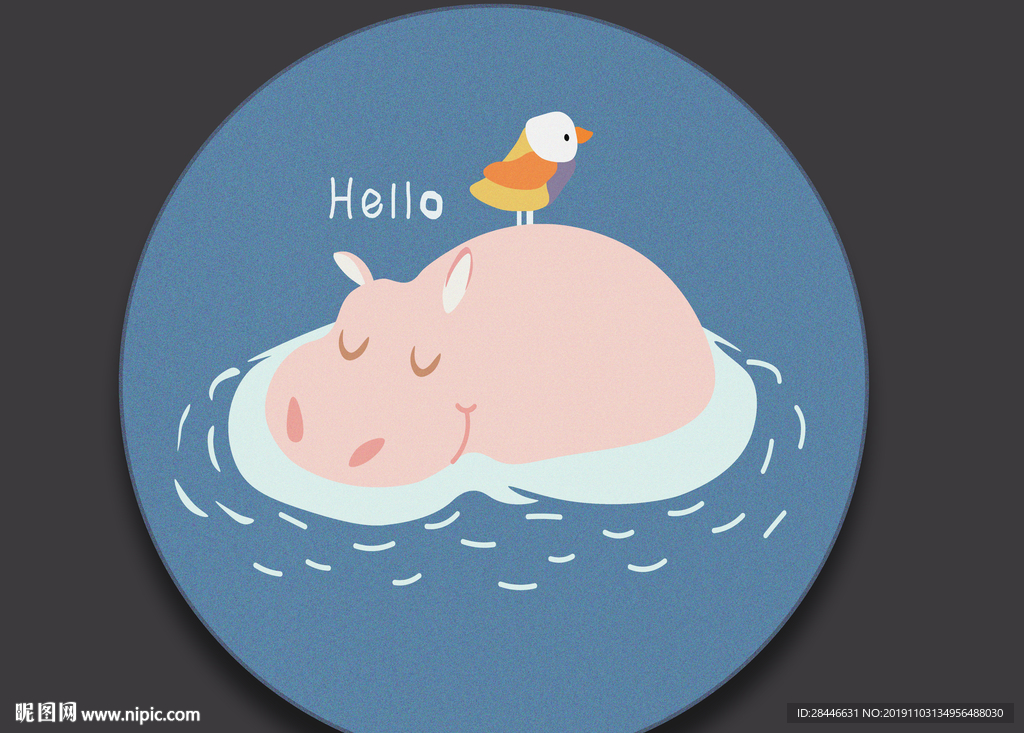 手绘卡通地毯地贴地画地垫