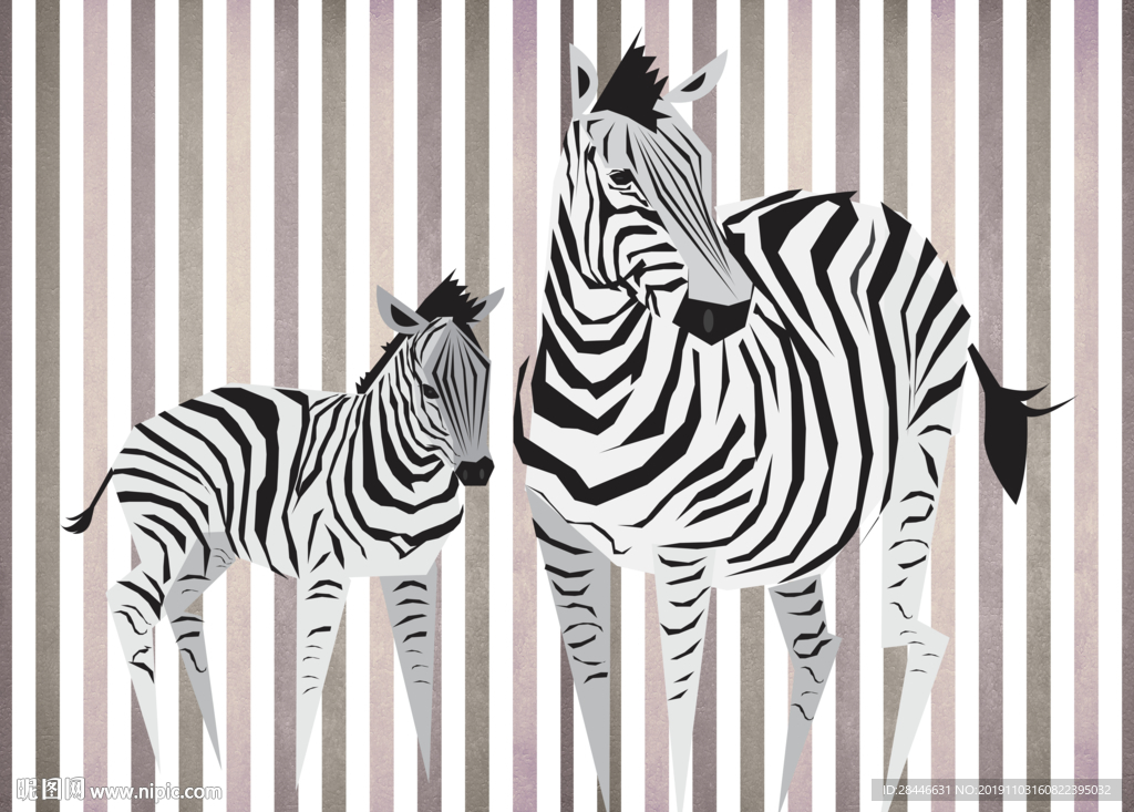 北欧简约时尚背景墙装饰画