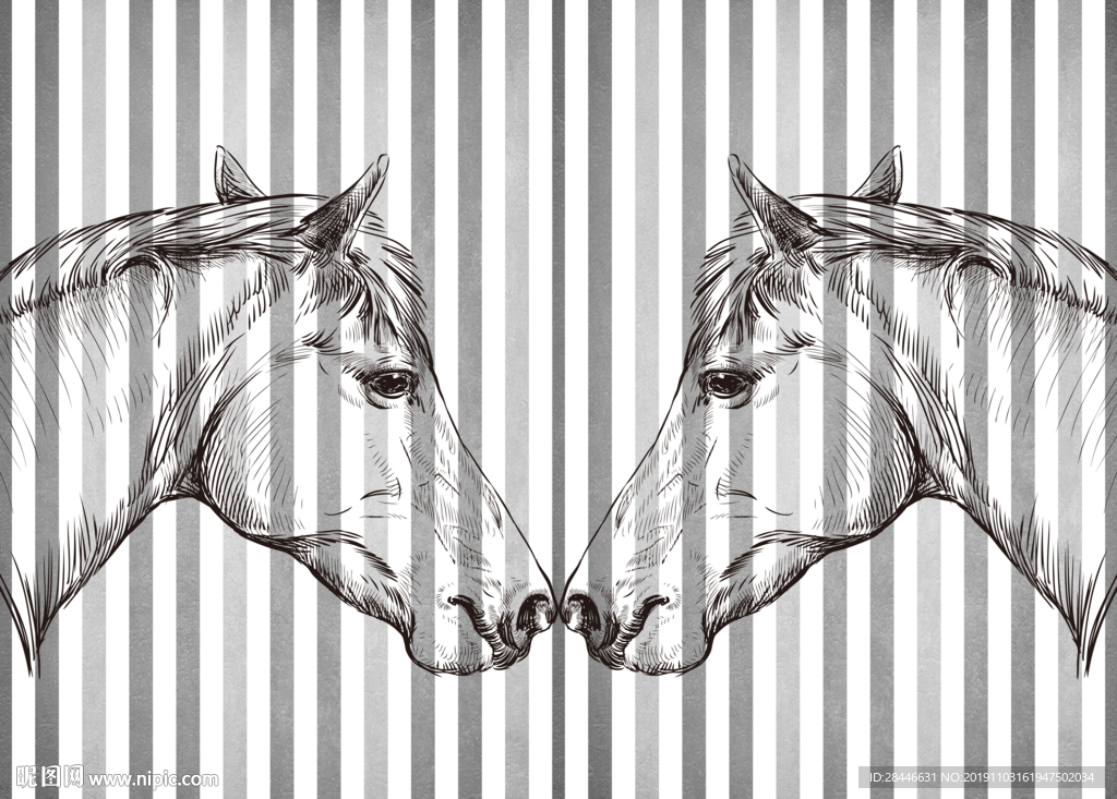 北欧简约时尚背景墙装饰画