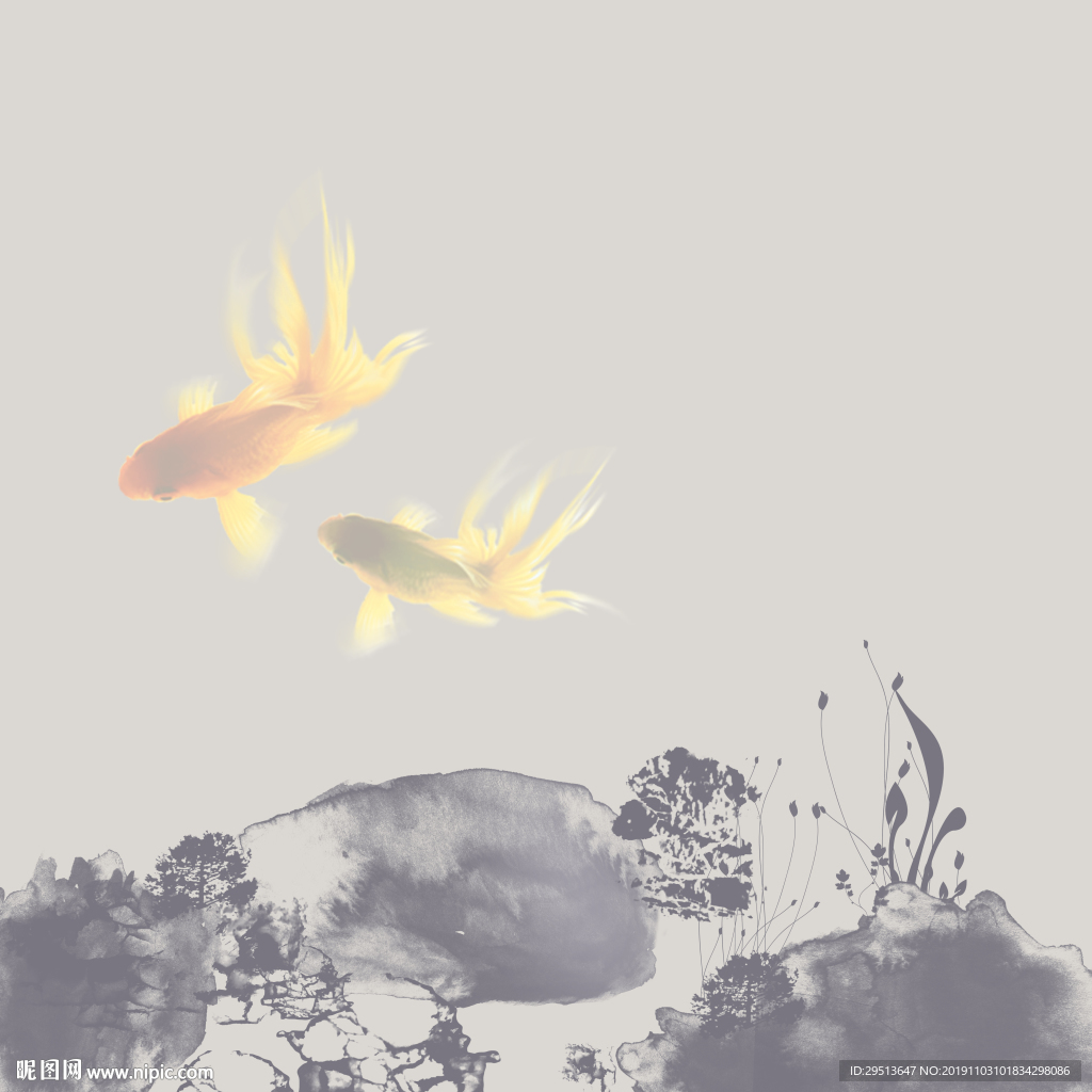 金鱼锦鲤装饰画