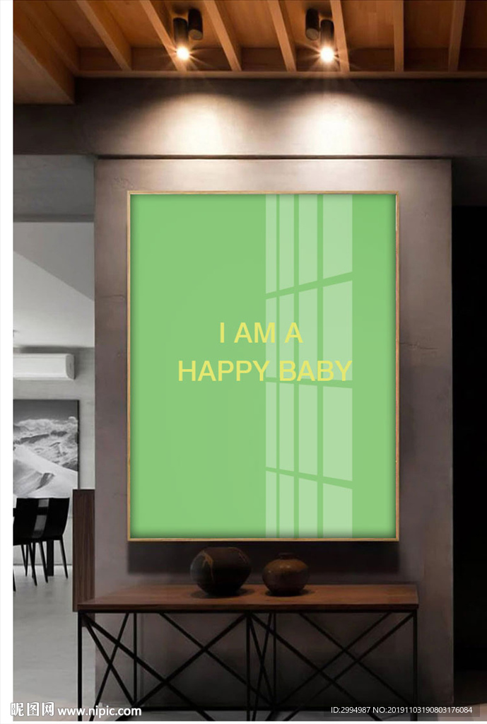 装饰画样机场景效果