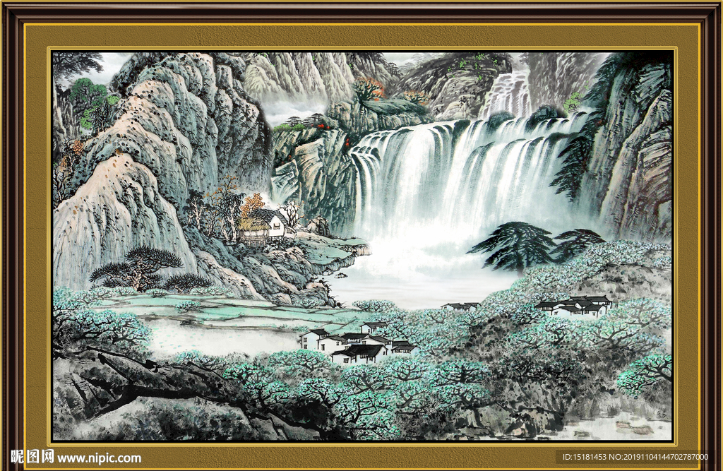 山水风景图