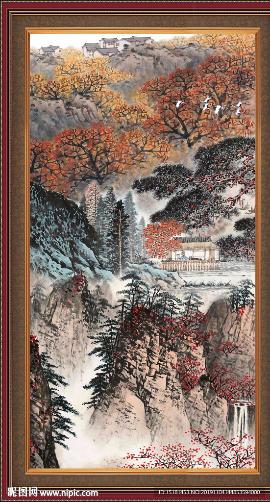 中堂画国画
