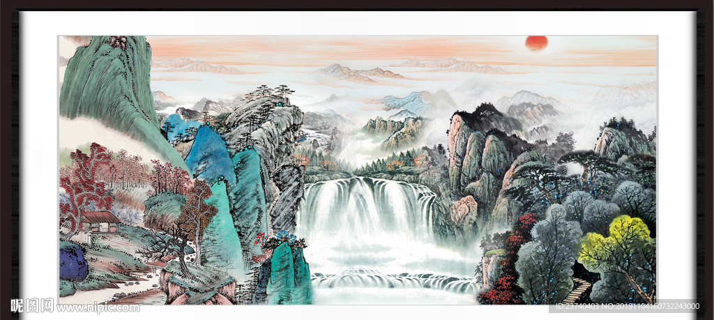 中国画山水