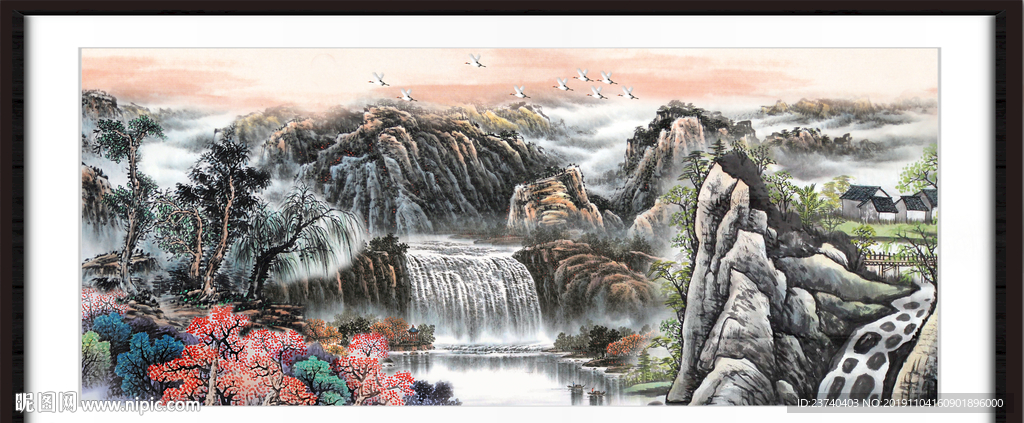 中国画山水