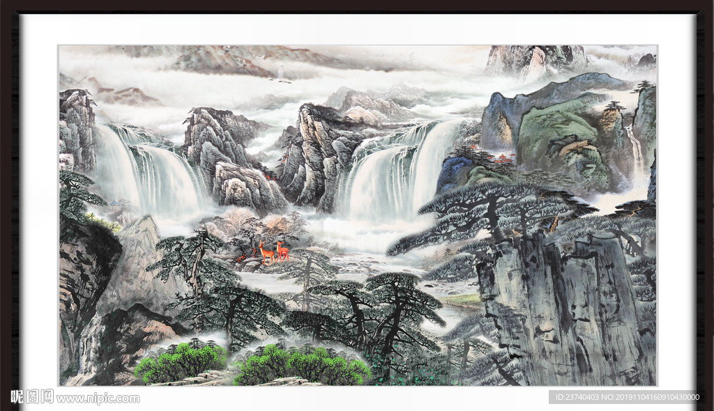 中国画山水