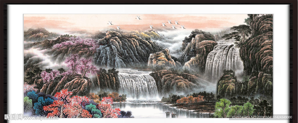 中国画山水
