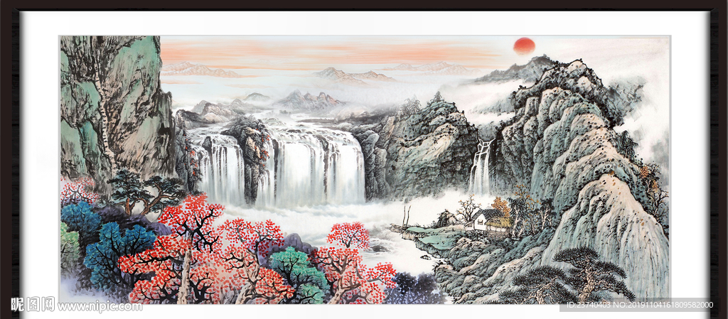 中国画山水
