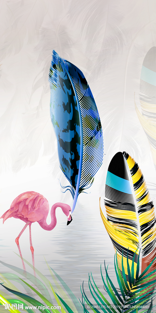 奢华北欧装饰玄关 TIF分层