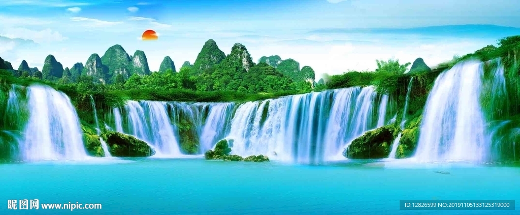 山水风景图