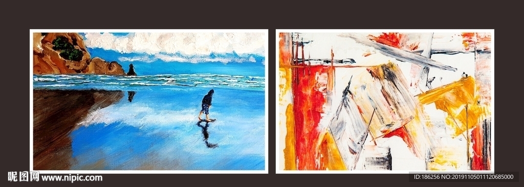 现代简约大气装饰画