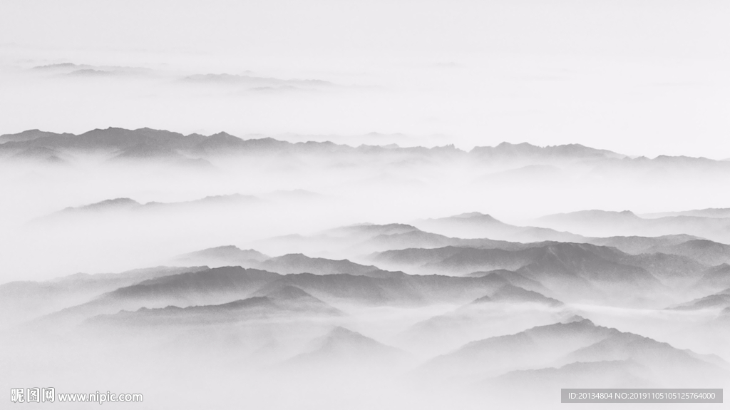 山水新中式壁纸挂画