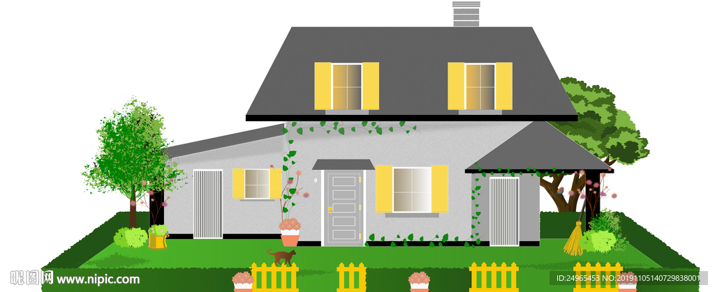 别墅建筑效果图