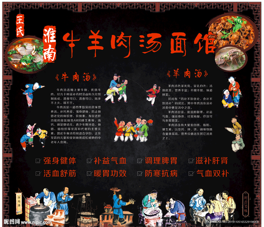 牛肉汤    墙体画  简介