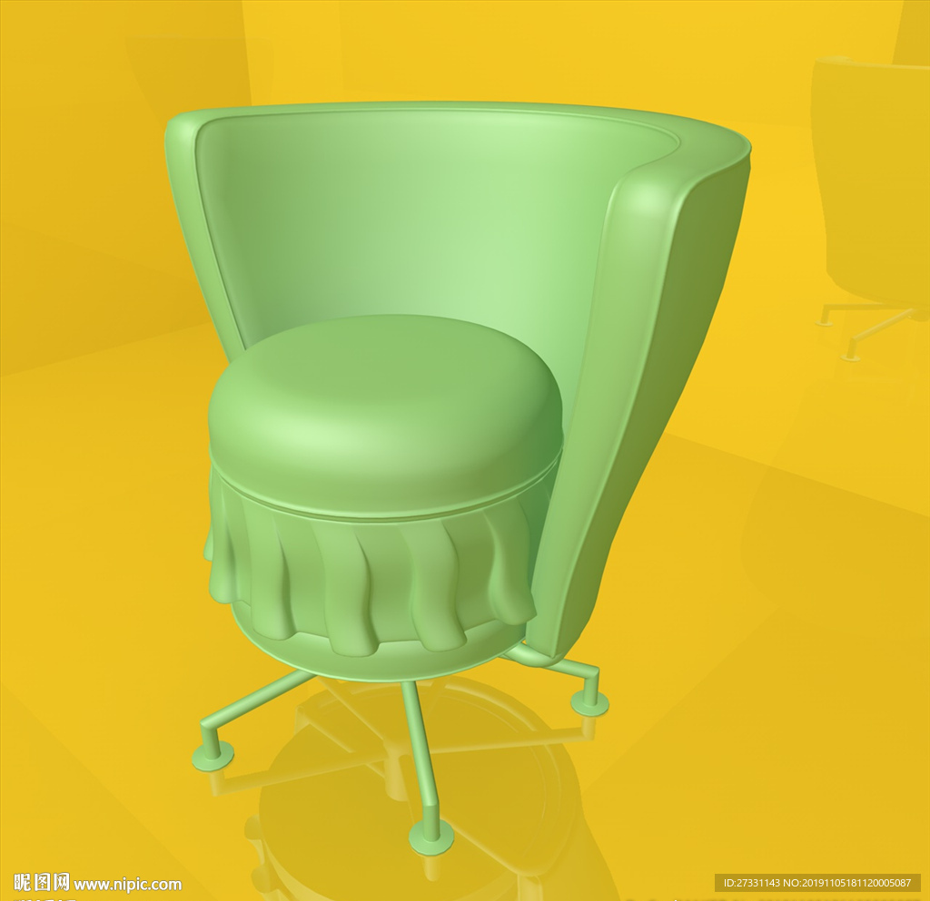 沙发模型 休闲座椅 C4D模型