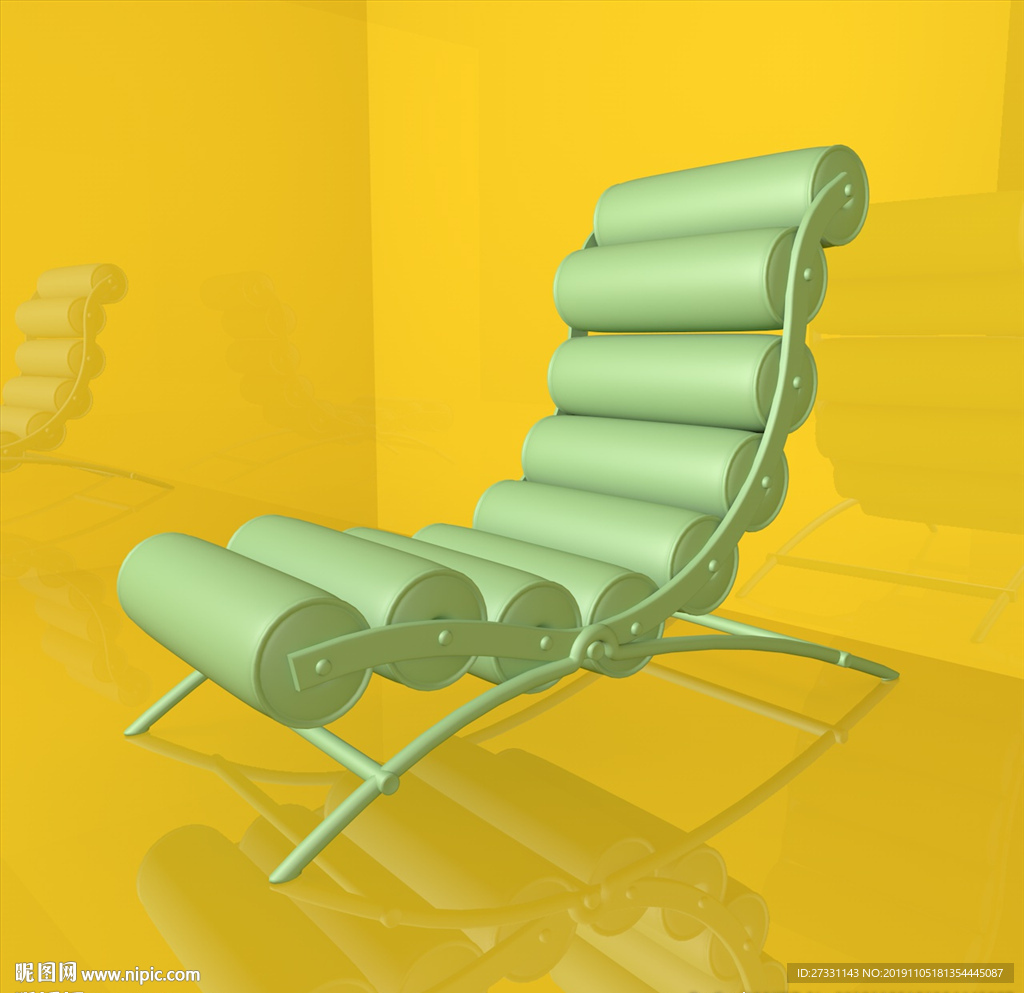 沙发模型 休闲座椅 C4D模型