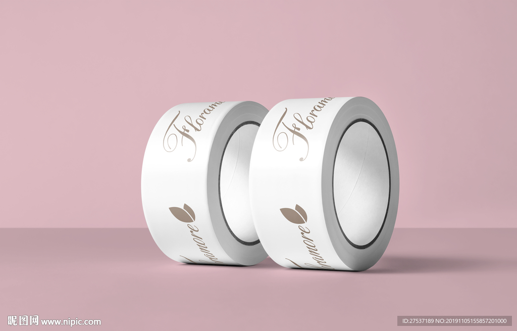 花店胶带样机图片