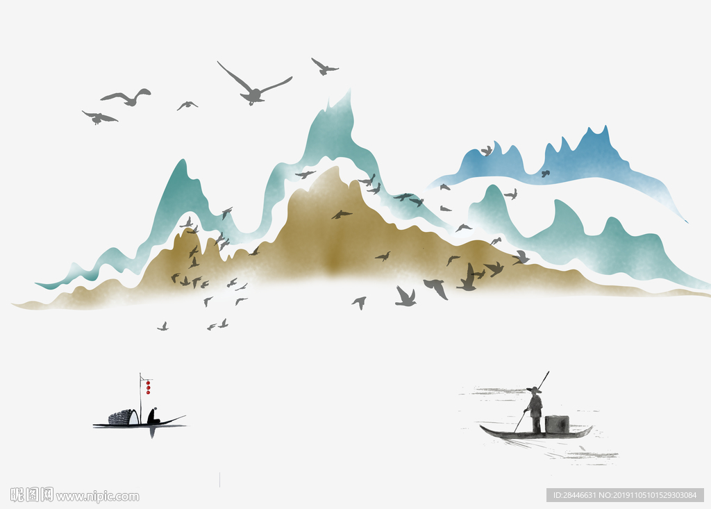 新中轻奢背景墙