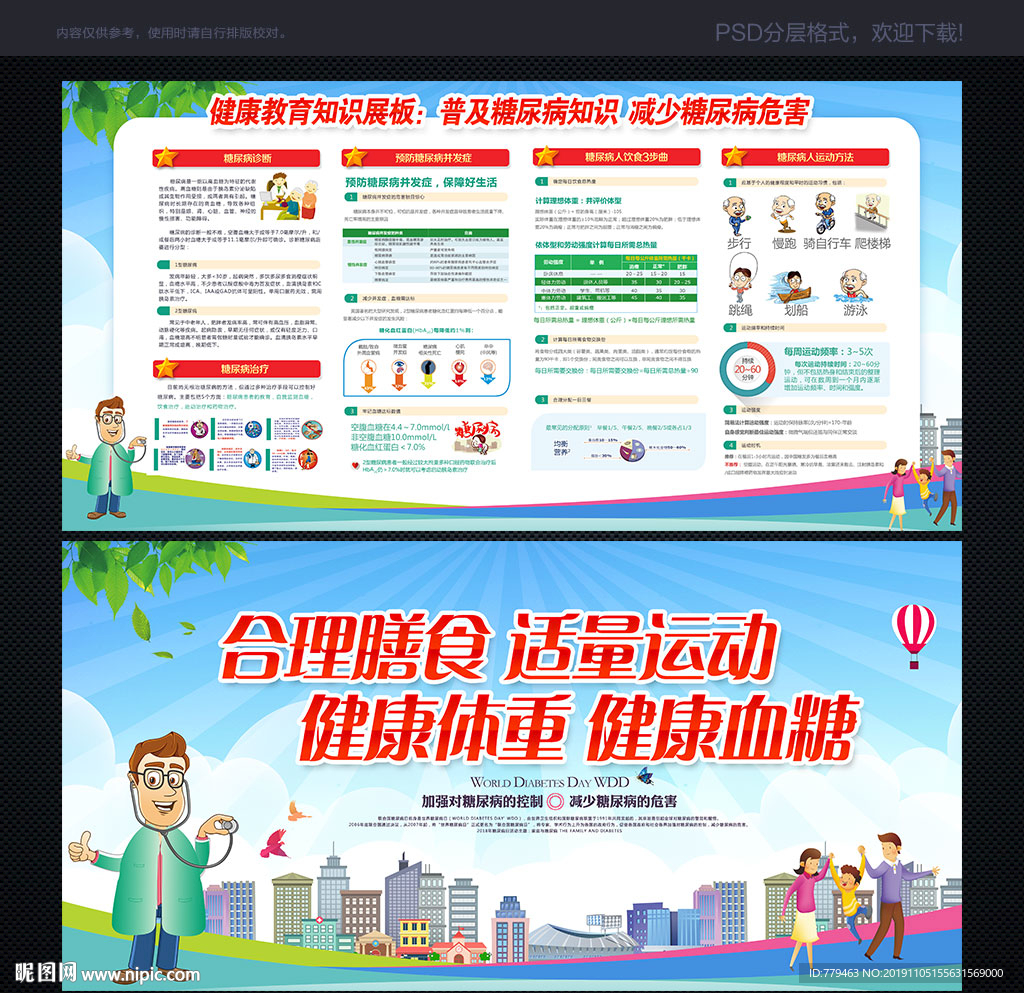 糖尿病宣传栏