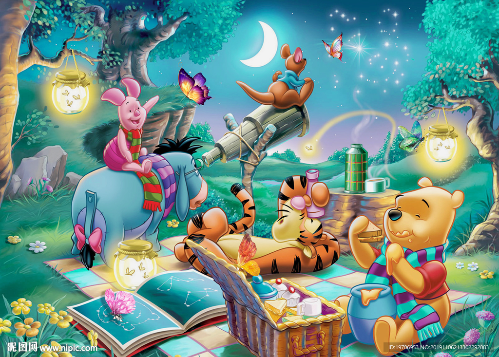 儿童梦幻背景墙