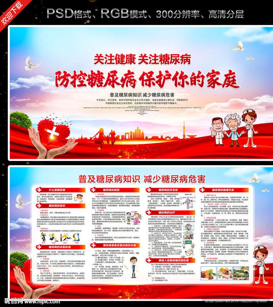 糖尿病宣传栏