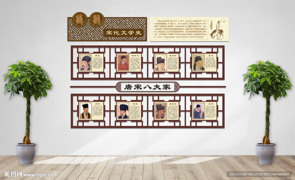 矢量智能对象 唐宋八大家