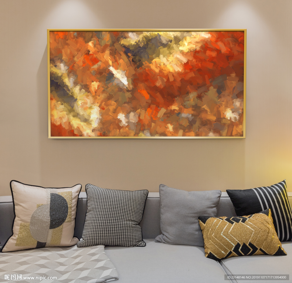 卧室客厅玄关室内抽象画装饰画