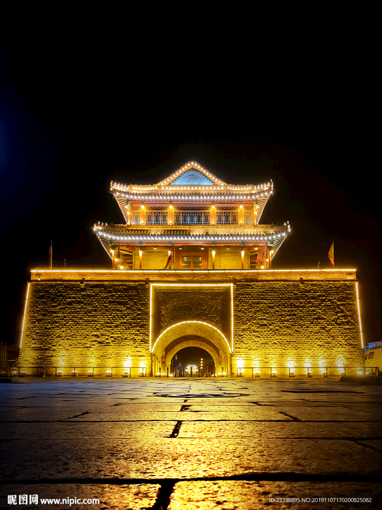 兴城古城夜景