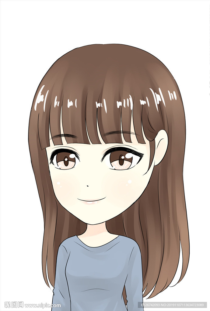 微笑的女孩