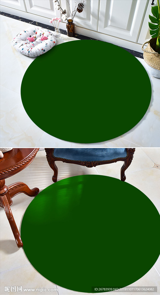 圆地毯地垫样机