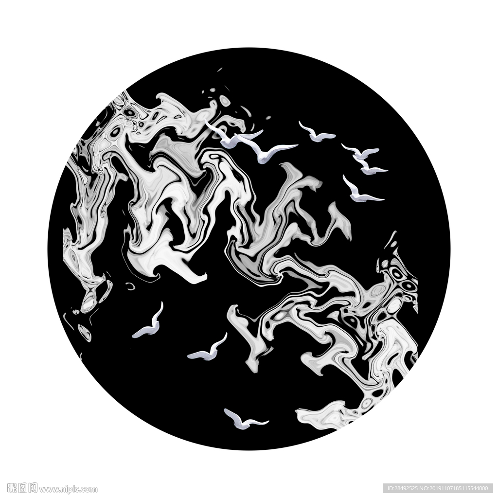 抽象意境装饰画