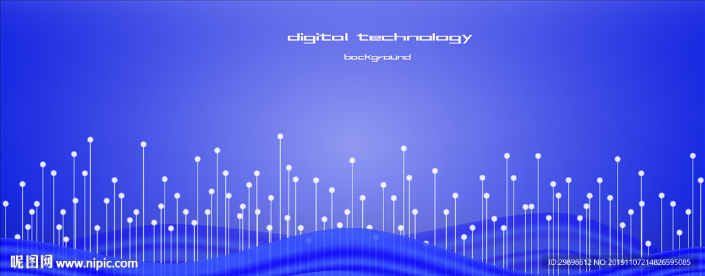 矢量图科技数字背景图