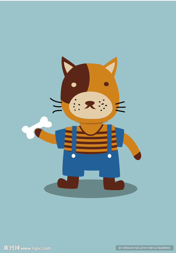 手绘 卡通 小狗 可爱