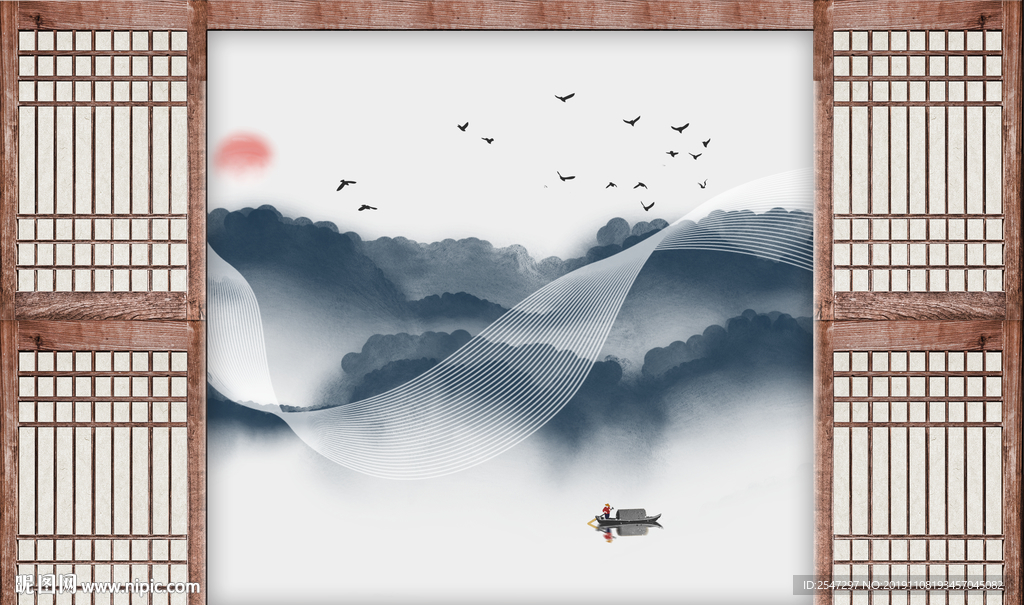 江南背景墙