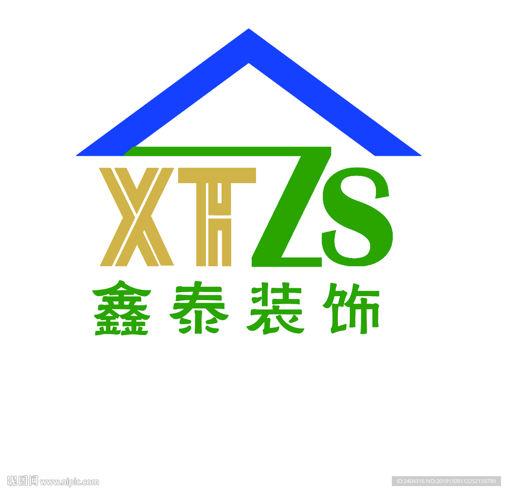 鑫泰装饰标志  鑫泰logo