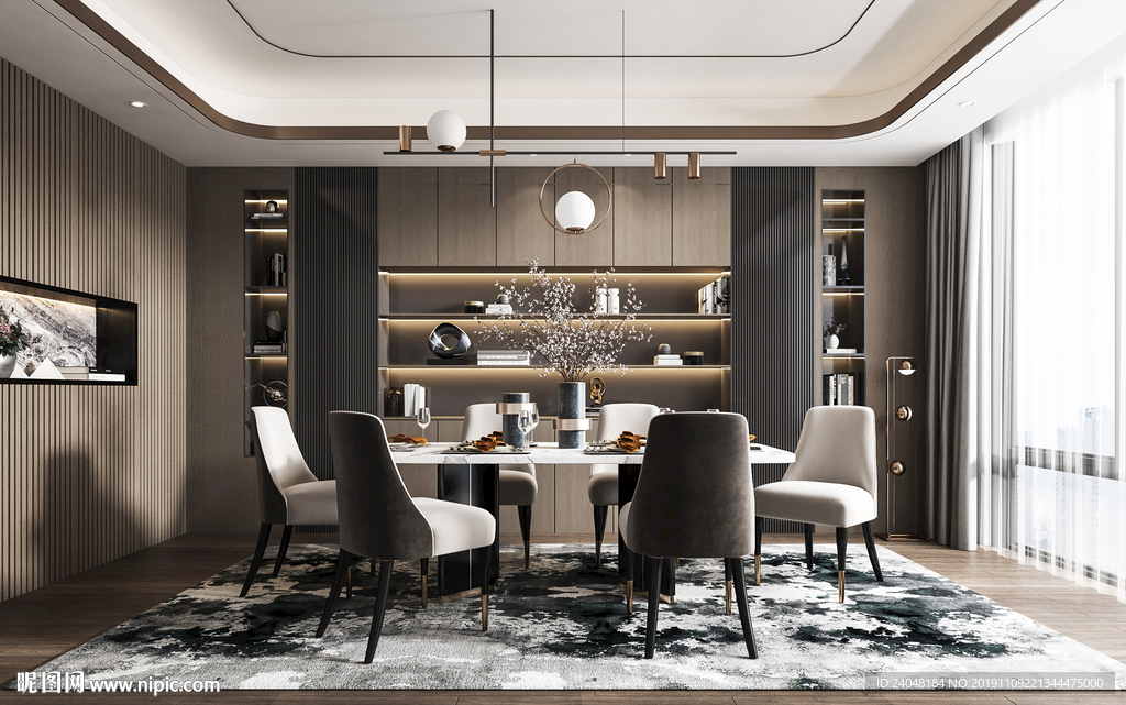 极简轻奢定制餐厅