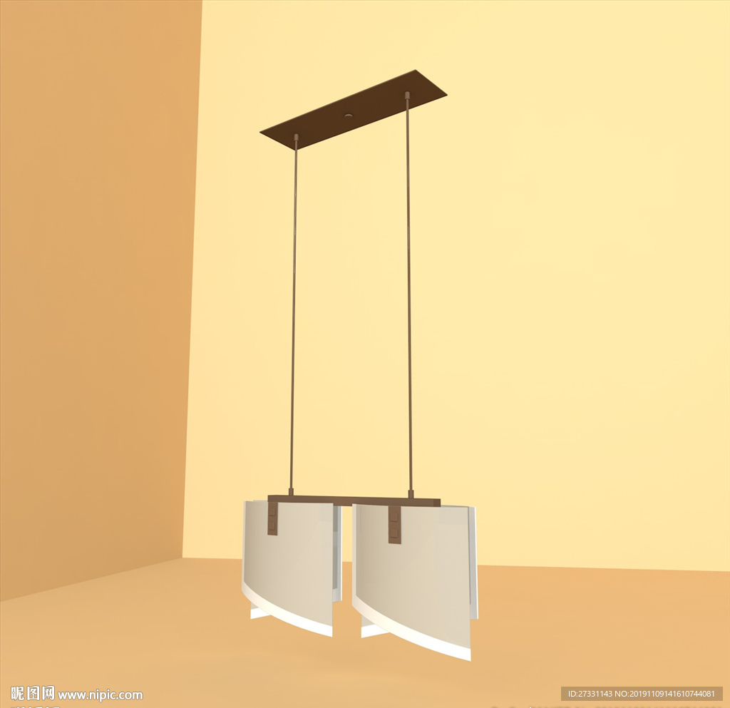 灯具模型 现代台灯 吊灯模型