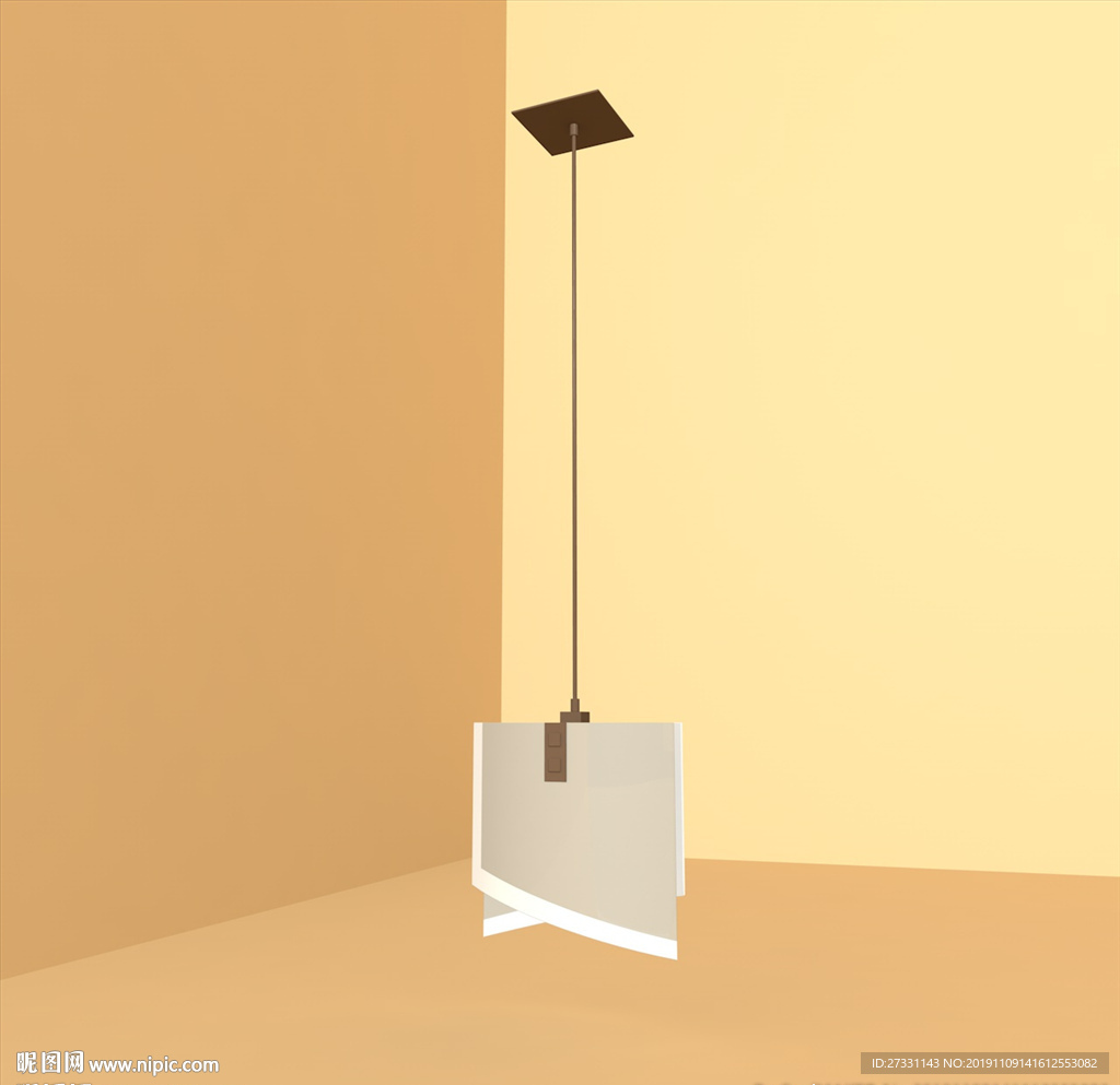 灯具模型 现代台灯 吊灯模型