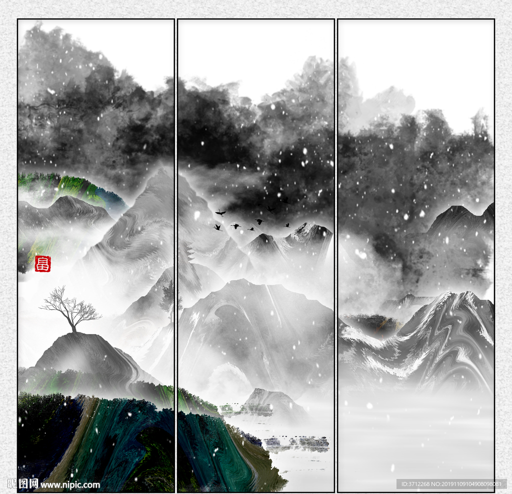 玄关壁画