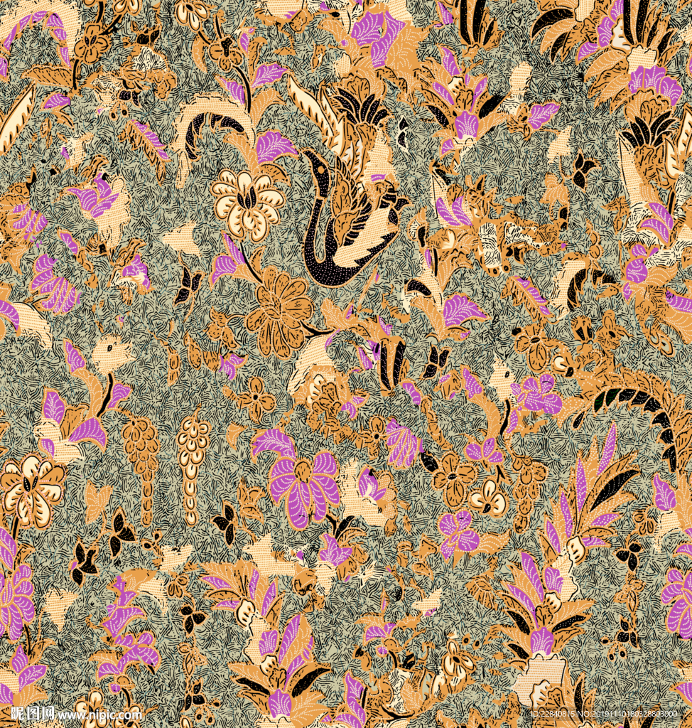 小碎花 花 花鸟